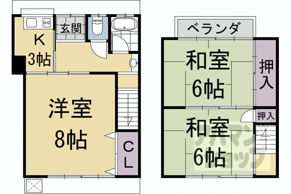 【深草ススハキ貸家】