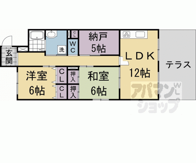 【ＬＯＴＵＳ　ＧＲＡＮＤＥ　ＭＡＲＵＴＡＭＡＣＨＩ】間取