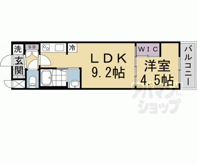 【スワンズ京都東寺ガーデン】間取