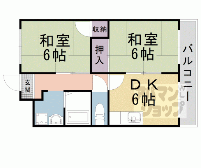 【ブエナビスタ瀬田】間取