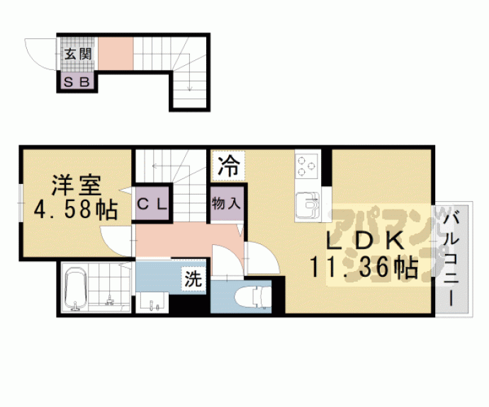 【ａｌａｍｏｄｅ】間取
