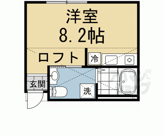 【ＮＥＳＴ冷泉町】間取