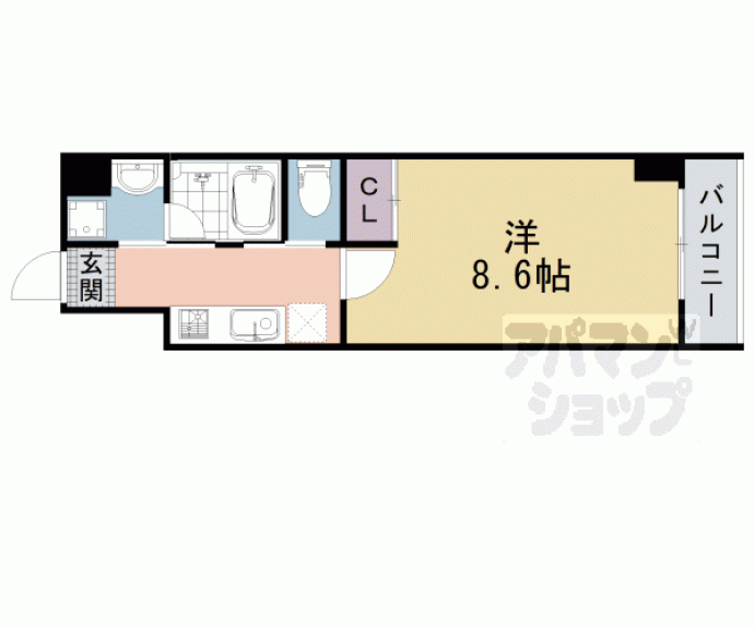【Ｖｉｎｅ　Ｏａｋ　Ｒａｂｂｉ（バインオーク　ラビ）】間取