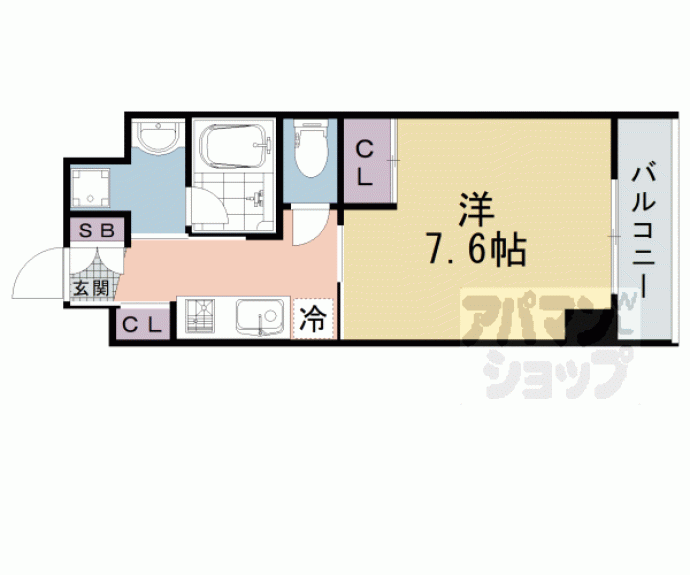 【Ｖｉｎｅ　Ｏａｋ　Ｒａｂｂｉ（バインオーク　ラビ）】間取