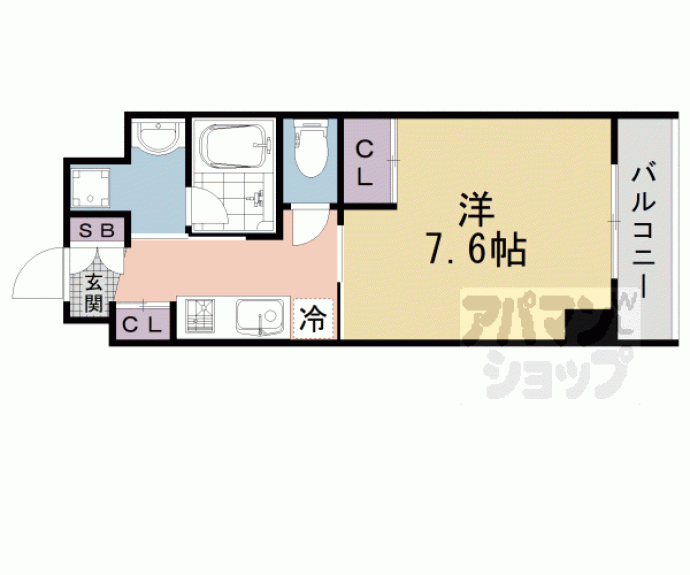【Ｖｉｎｅ　Ｏａｋ　Ｒａｂｂｉ（バインオーク　ラビ）】間取