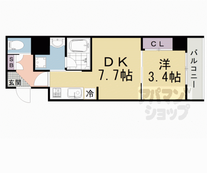 【Vine Oak Rabbi(バインオーク ラビ)】間取