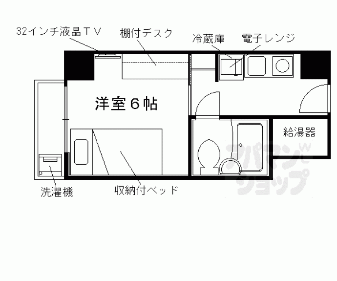 【コスモリード京都今出川】間取