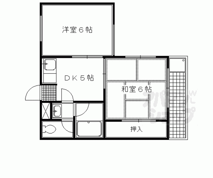 【ハイツ和】間取