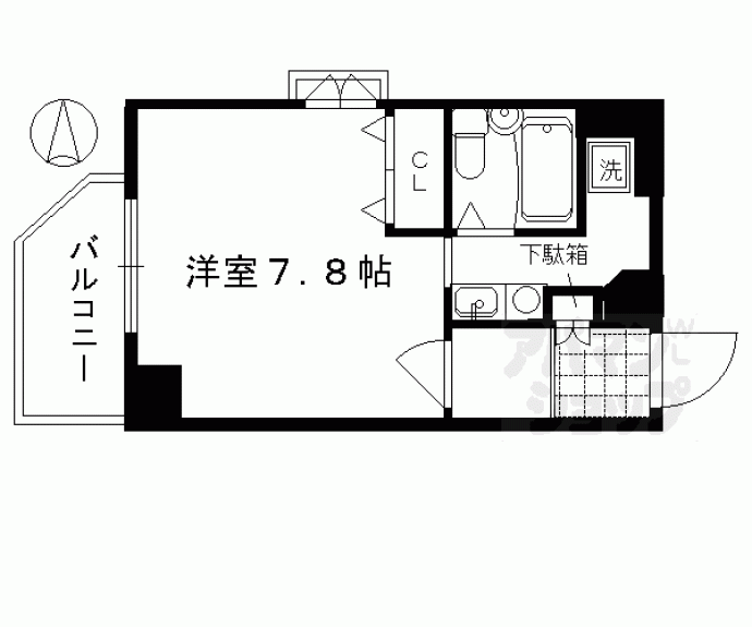 【ＤＥＴＯＭ－１一条通】間取