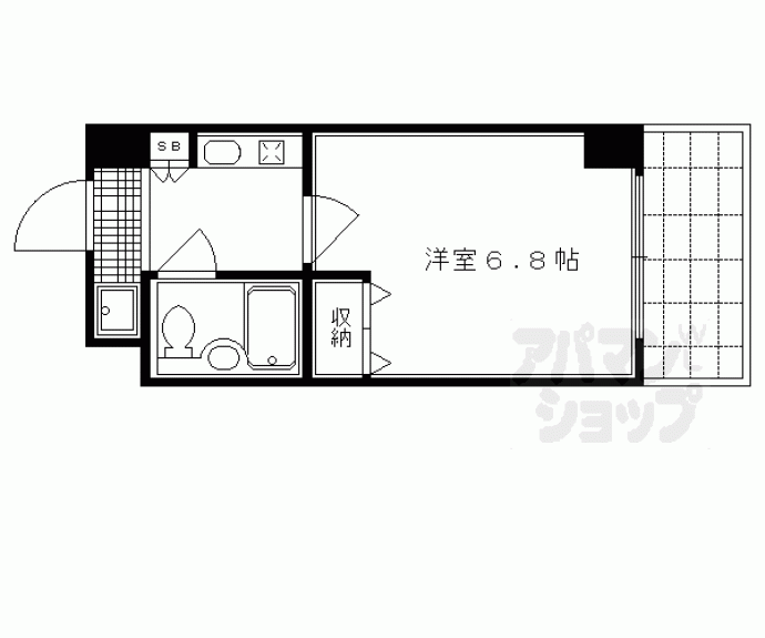 【DETOM-1一条通】間取