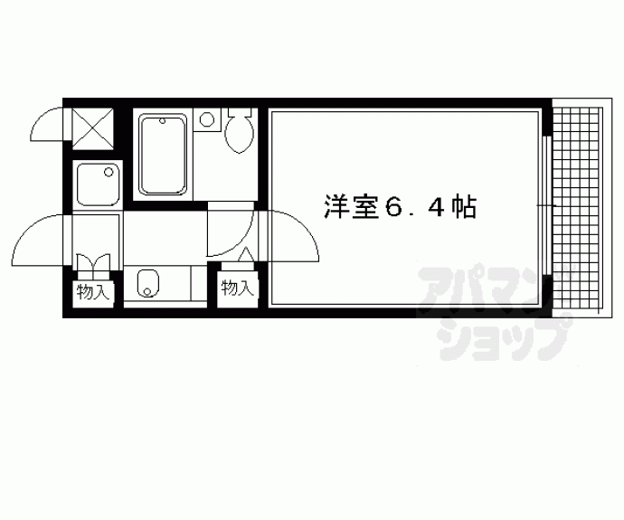 【デトムワン衣笠】間取