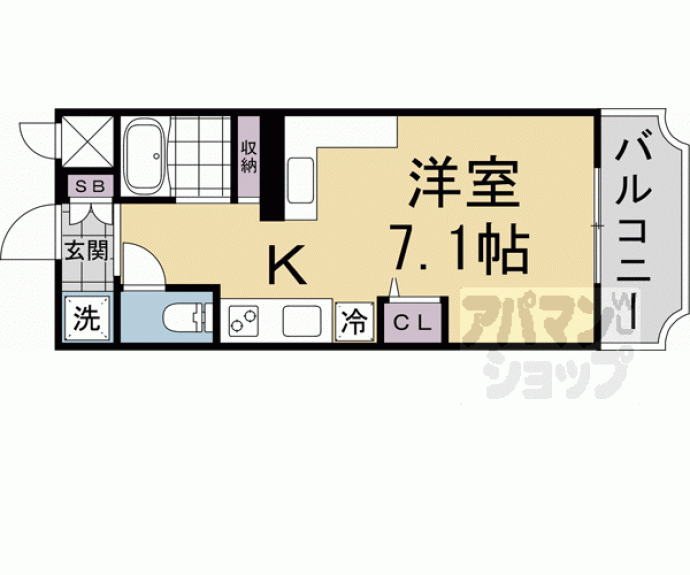 【ＤＥＴＯＭ－１衣笠】間取