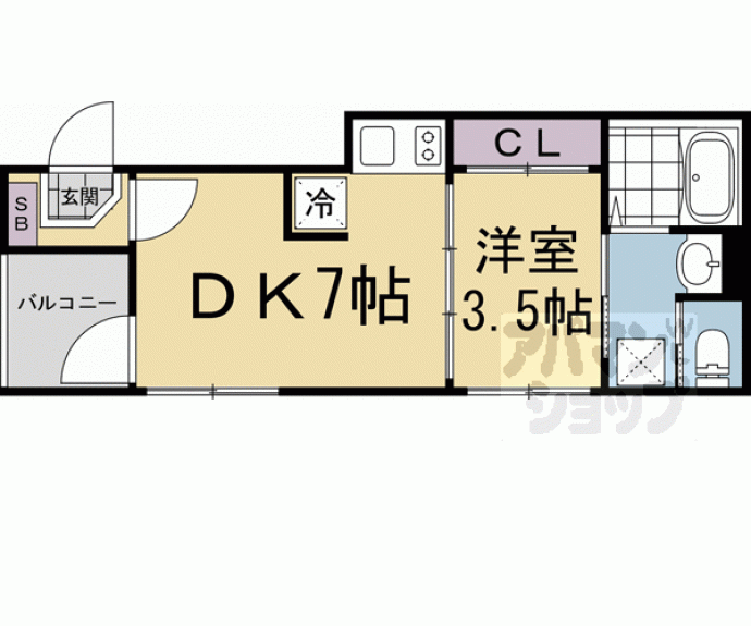【ハーモニーテラス京都】間取