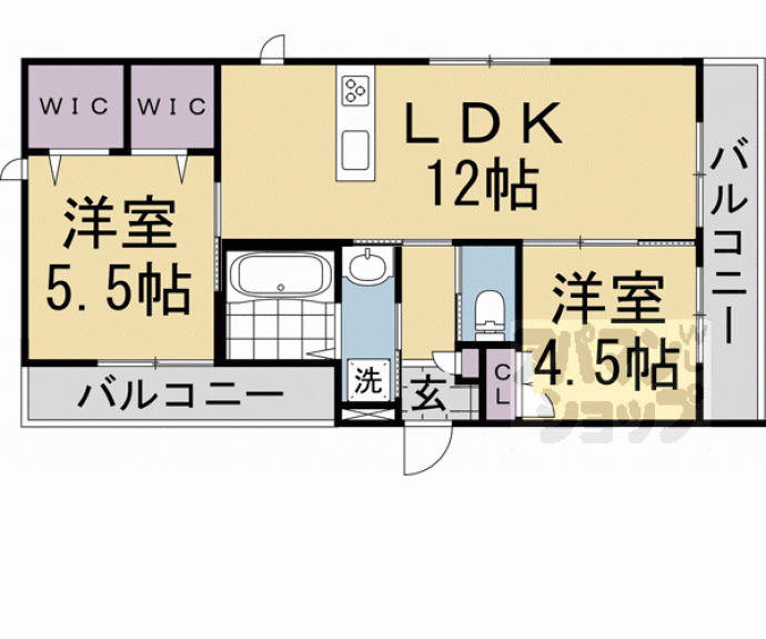 【へーベルメゾン御蔭橋】間取