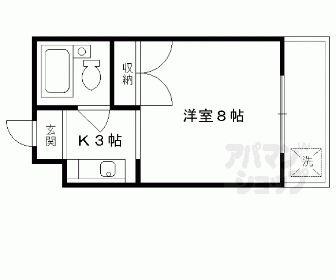 【フォレスト深草】間取