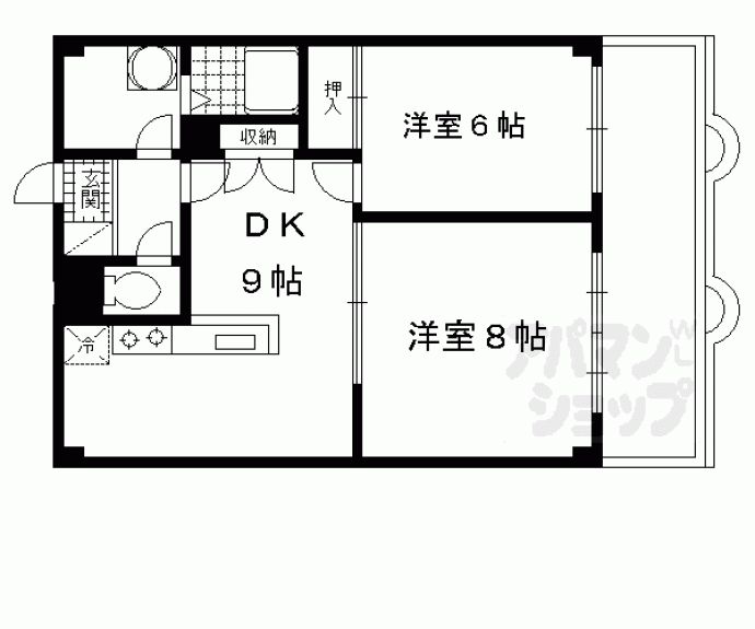 【グリーンヴィレッジ吉田】間取