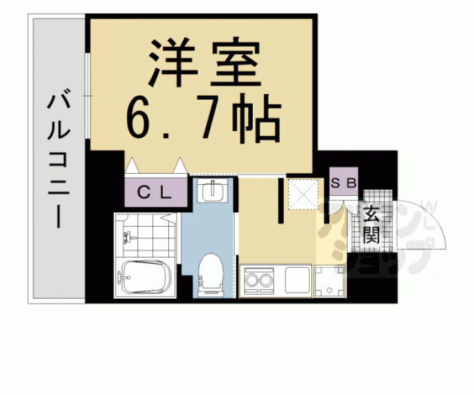 【ルミエール京都】間取