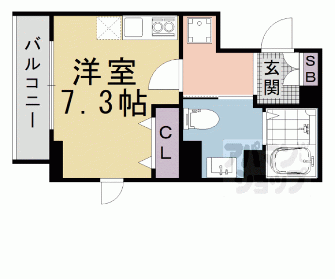 【ルミエール京都】間取