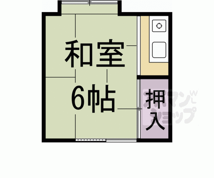 【プチハウス等持院】間取