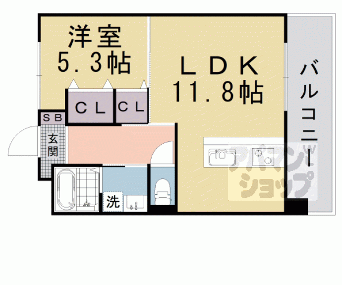 【レ・セーナ】間取