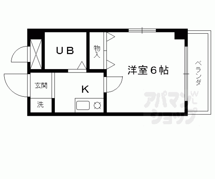 【グリューネバルト桃山】間取