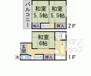 【梅津堤上町貸家】