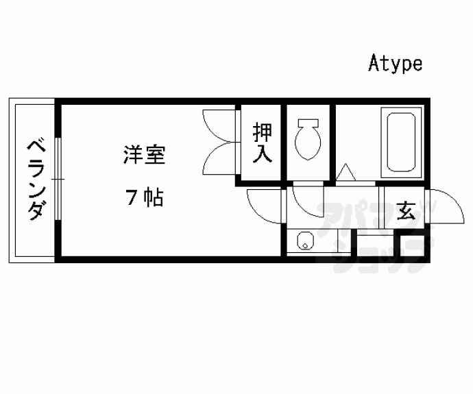 【ハイム桃山】間取