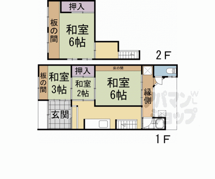 【下殿田町 貸家】間取