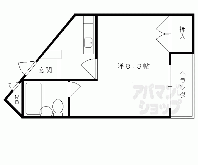 【ハイツ田中】間取