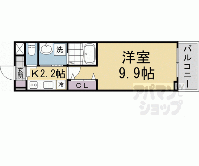 【フランあおい】間取