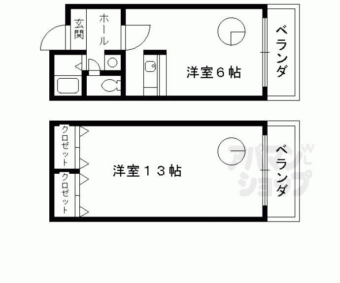 【ＯＪＩコート丹波橋】間取