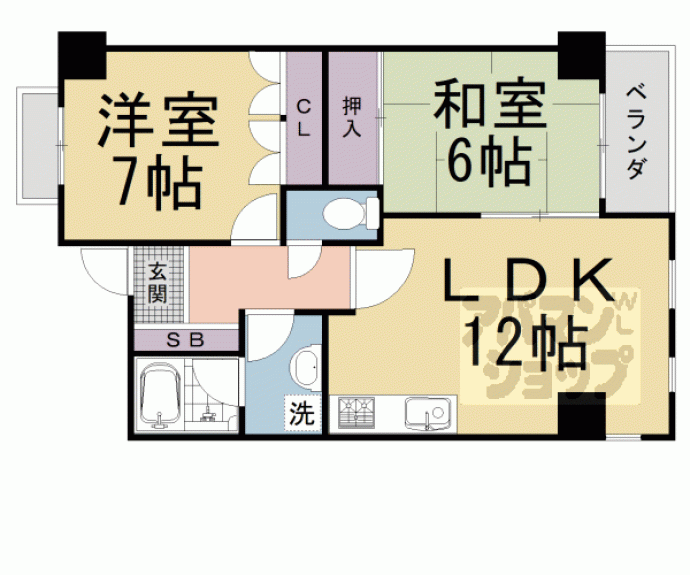 【ハウス・ローゼンガーデン】間取