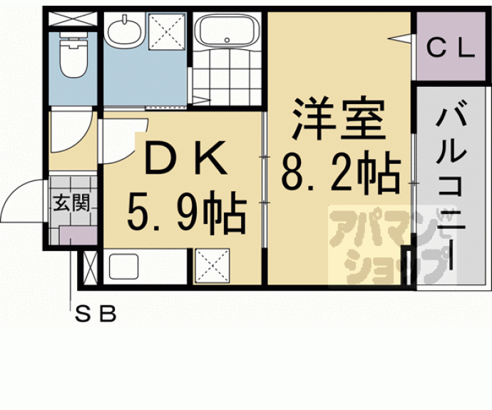 【エアリーガーデン】間取