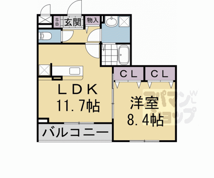 【エアリーガーデン】間取