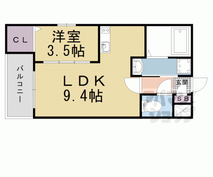 【（仮称）ジーメゾン山科エミール】間取