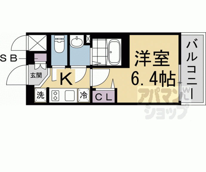 【ファステート京都ステーションウォズ】間取