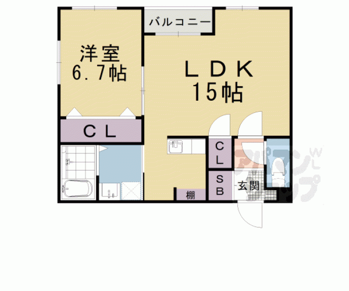 【フローデリーⅠ】間取