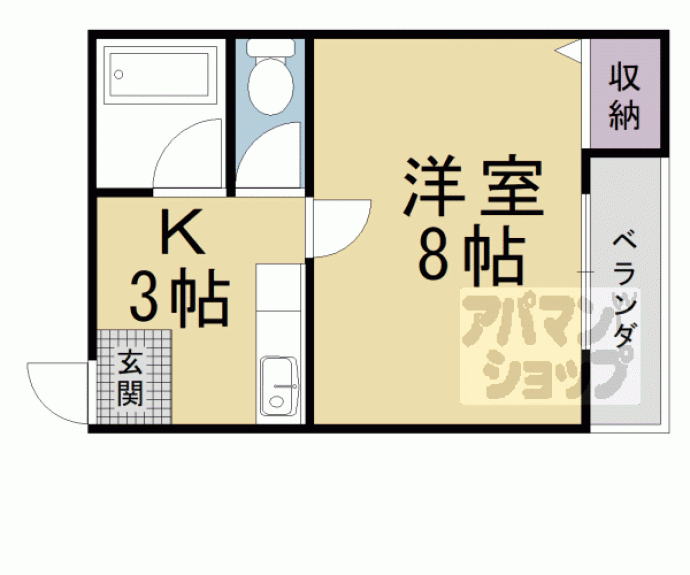 【レークナウリバーⅢ】間取