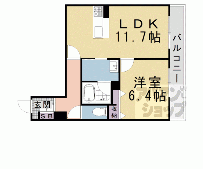 【シャーメゾンディーノヴノー】間取