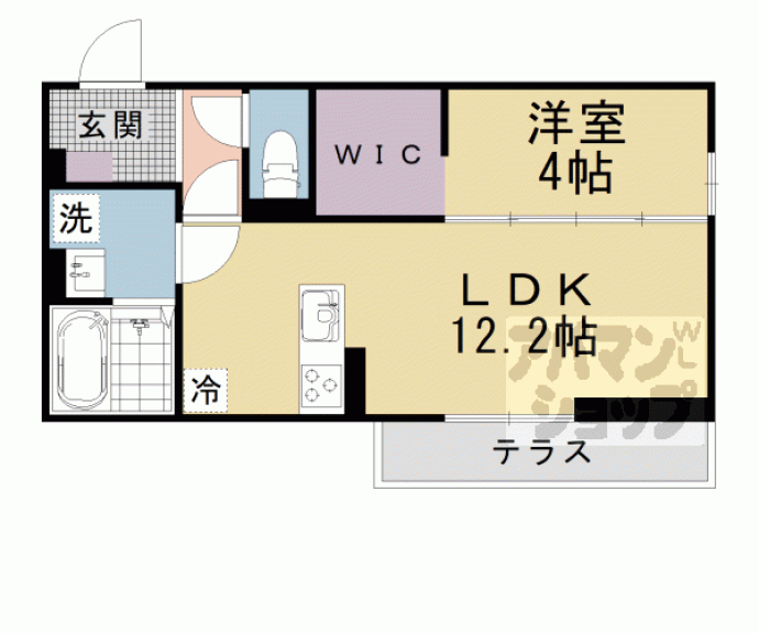 【メゾンクレール瀬田北】間取