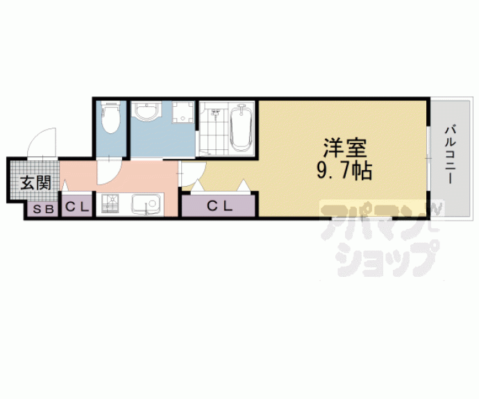 【キューポスメゾン】間取