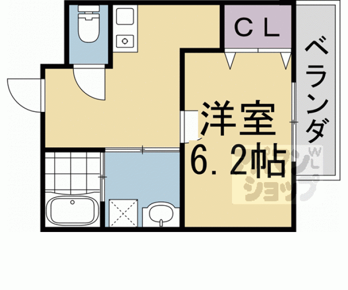 【ＬＵＣＩＡＺ一乗寺】間取