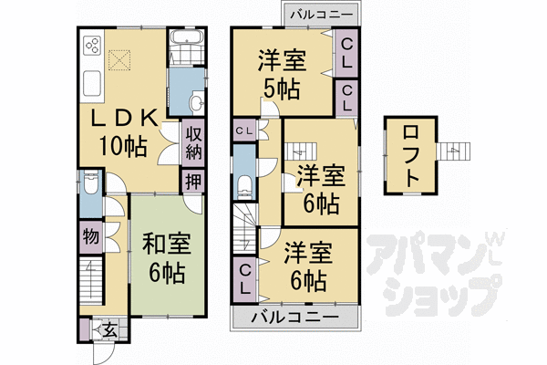 【醍醐槇ノ内町貸家】