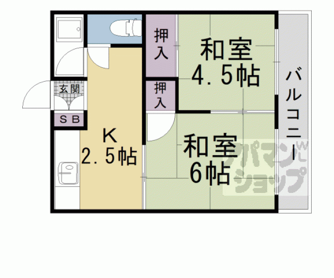 【原田ハイツ】間取