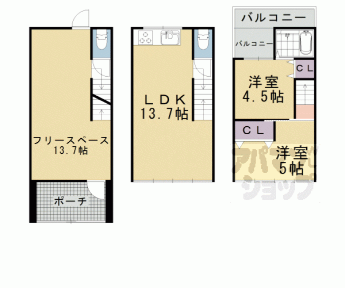 【川田菱尾田戸建】間取