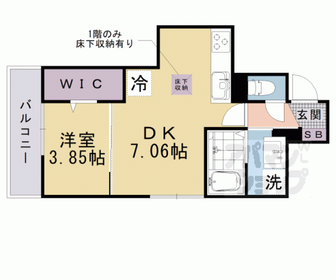 【Ｖｉｌｌａ　ｒｉｖｉｅｒｅ】間取