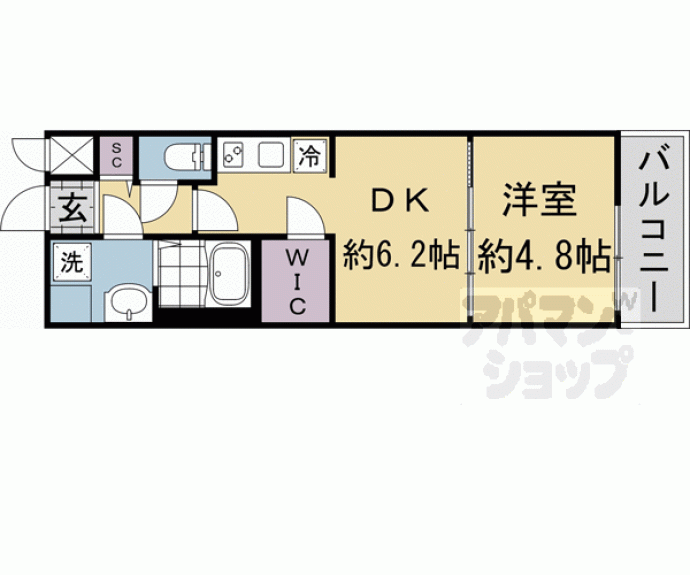 【ファステート京都壬生フィエロ】間取