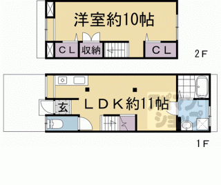 【羽束師菱川町貸家】