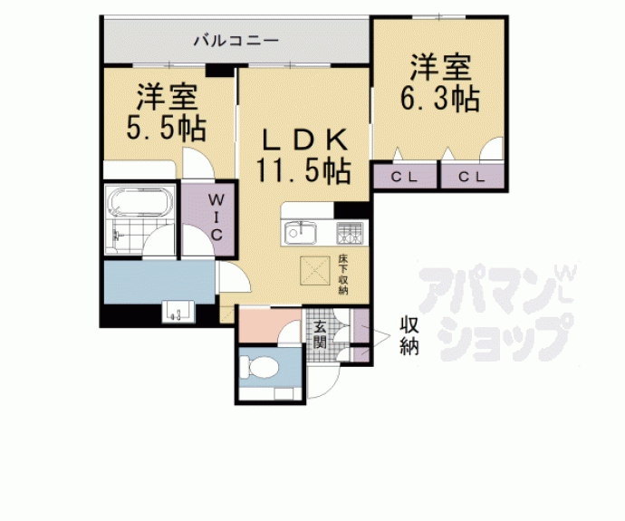 【マンテン　ラ　スエルテ】間取
