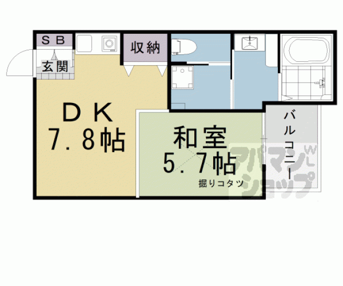 【グランドジャパニング京都五条】間取